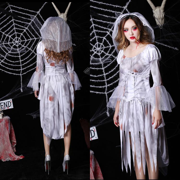 ハロウィン コスプレ 衣装 仮装 ホラー花嫁 花嫁姿のゴースト ハロウィン コスプレ 衣装 仮装 ホラー花嫁 花嫁姿のゴースト