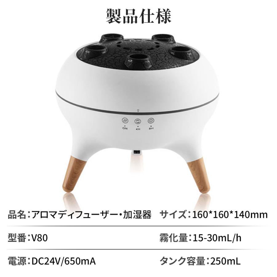 【正規品】 加湿器 超音波式 卓上 可愛い クラゲ ミスト アロマ加湿器 7色LED リモコン付き タイマー 小型 乾燥対策 8H連続運転 静音 寝室 おしゃれ 省エネ 2025 |  | 16