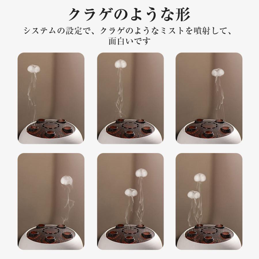 【正規品】 加湿器 超音波式 卓上 可愛い クラゲ ミスト アロマ加湿器 7色LED リモコン付き タイマー 小型 乾燥対策 8H連続運転 静音 寝室 おしゃれ 省エネ 2025 |  | 05
