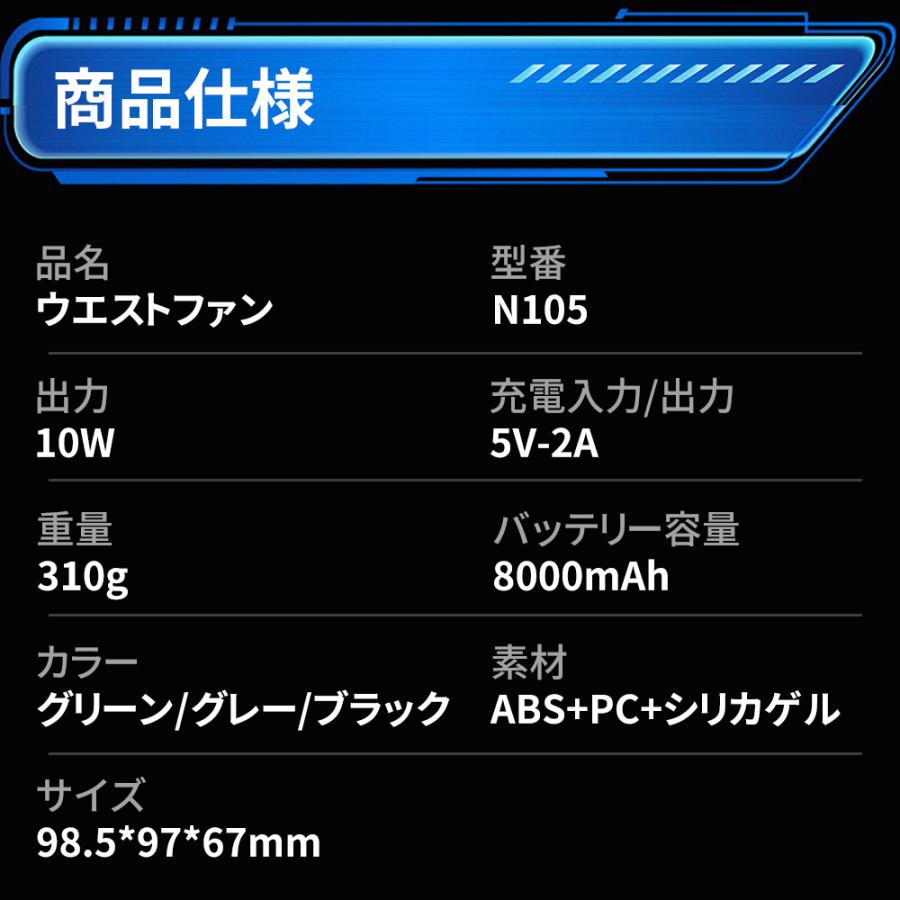 【正規品】 扇風機 小型 腰掛け扇風機 携帯扇風機 首かけ 100段階風量 8000mAh ジェットファン 静音 強風 ワークマン 熱中症対策 通勤通学 屋外作業 アウトドア |  | 19