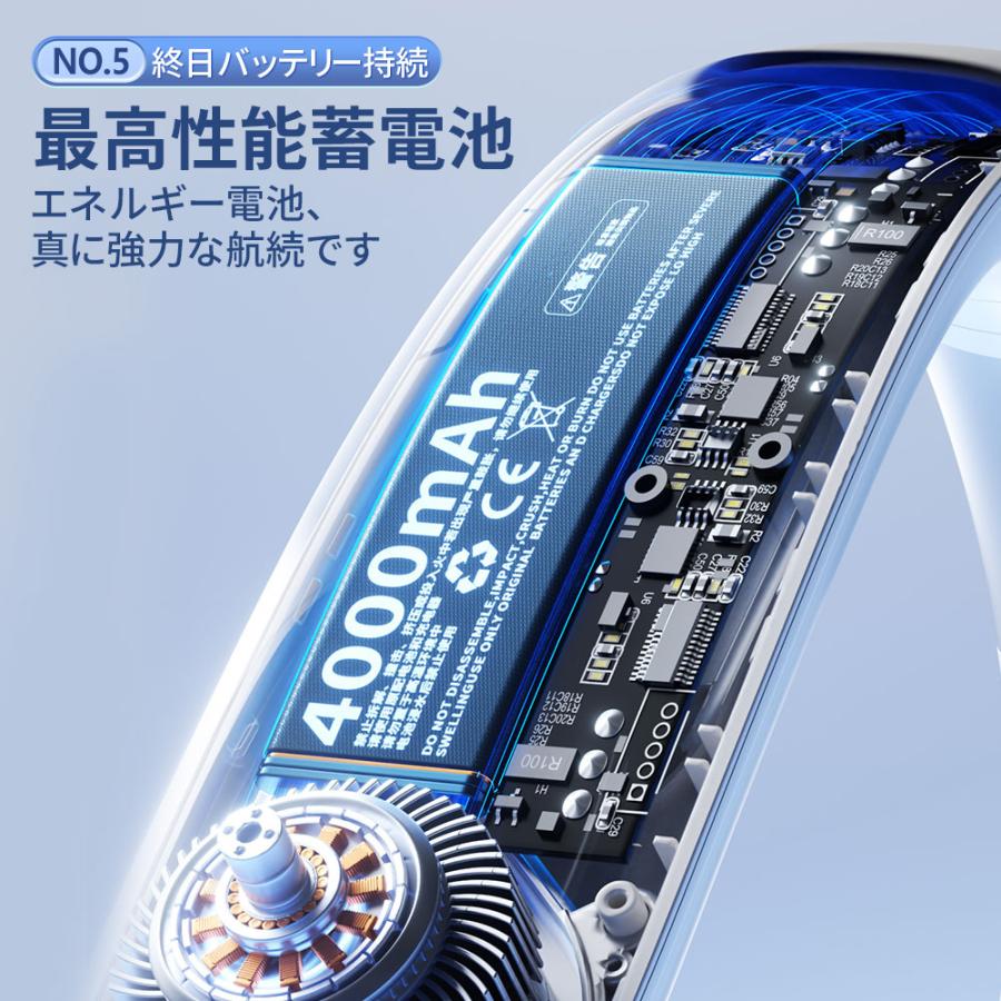 【正規品】 2026新品 扇風機 首掛け扇風機 羽なし ネッククーラー 静音 風量5段調節 おしゃれ 節電 軽量 ネックファン 熱中症対策/花見/花火大会/通勤/通学 |  | 13