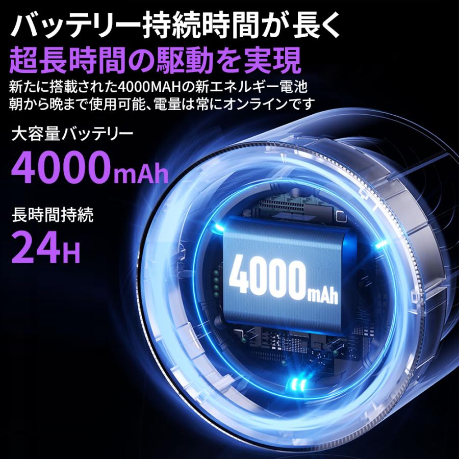 【2026正規品】 扇風機 小型 サーキュレーター 卓上扇風機 壁掛け 100段階風量 空気循環 デスクファン コードレス 充電式 長時間 静音 強風 熱中症対策 おしゃれ |  | 16
