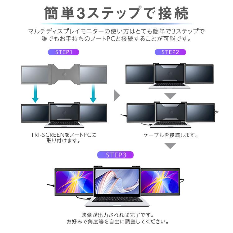 モバイルモニター Tri-Screen トライスクリーン 13.3インチ モバイルモニター Tri-Screen トライスクリーン 13.3インチ
