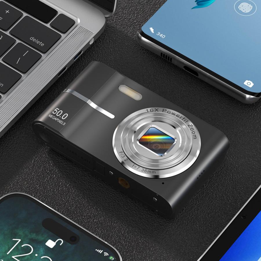 【正規品】 デジカメ デジタルカメラ 5000万画素 4K 高画質 自撮り 16倍ズーム スマホ転送 AFオートフォーカス 手ブレ補正 美顔 フィルター 軽量 修学旅行 学生 |  | 23