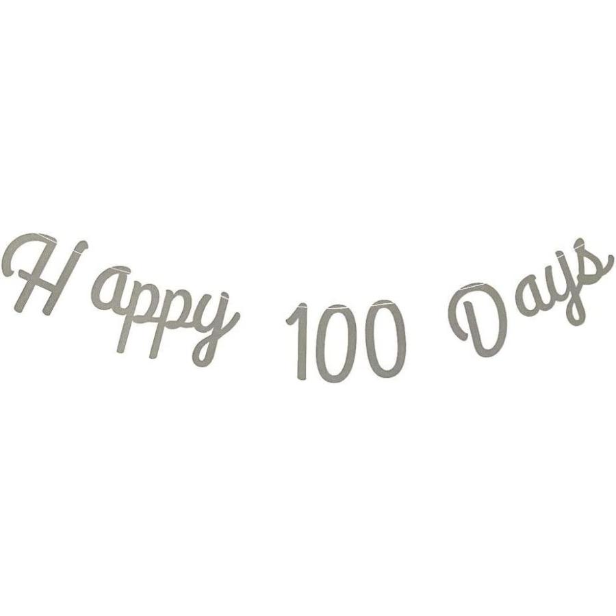 Regalo 100日祝い レターバナー ガーランド 飾り Happy 100 Days 筆記体 バースデーフォト 記念日 グレー エアリー Gys Lft Shop ヤフー店 通販 Yahoo ショッピング