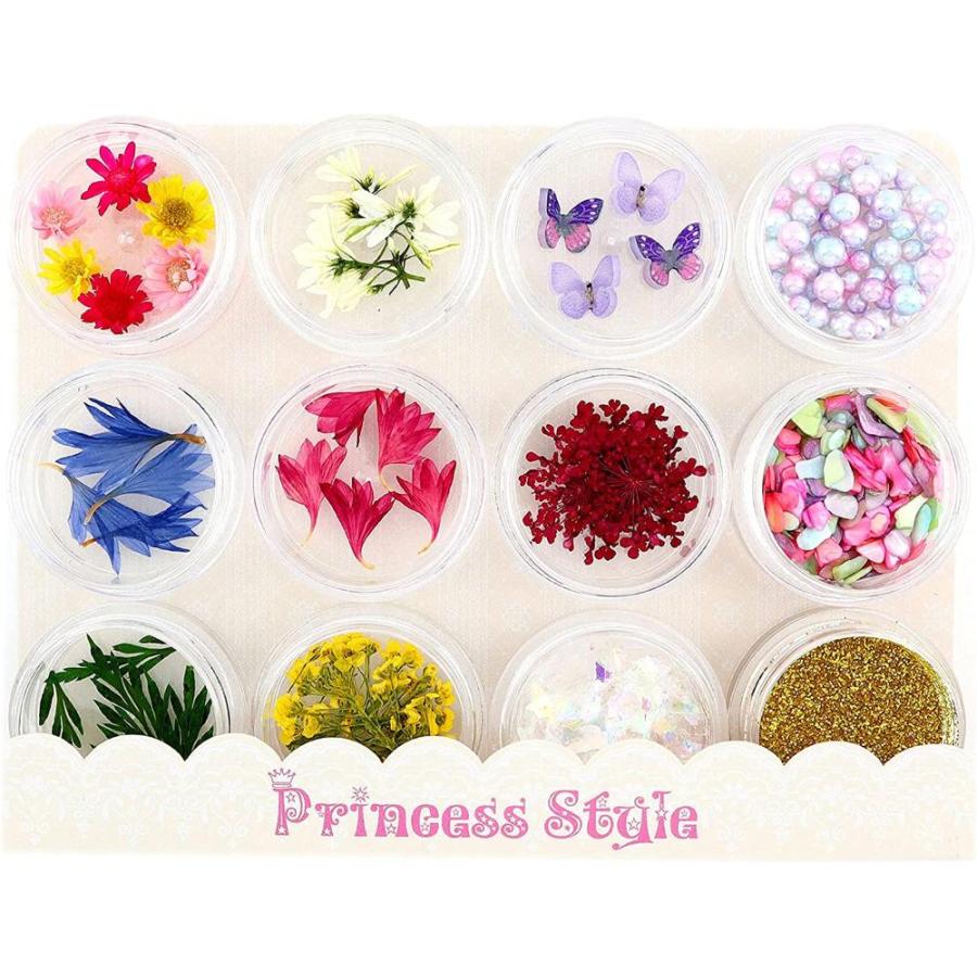 Princess Style レジンパーツ ドライフラワー ユーフォルビア入り レジン 押し花 材料 12種類セット Gys Lft Shop ヤフー店 通販 Yahoo ショッピング
