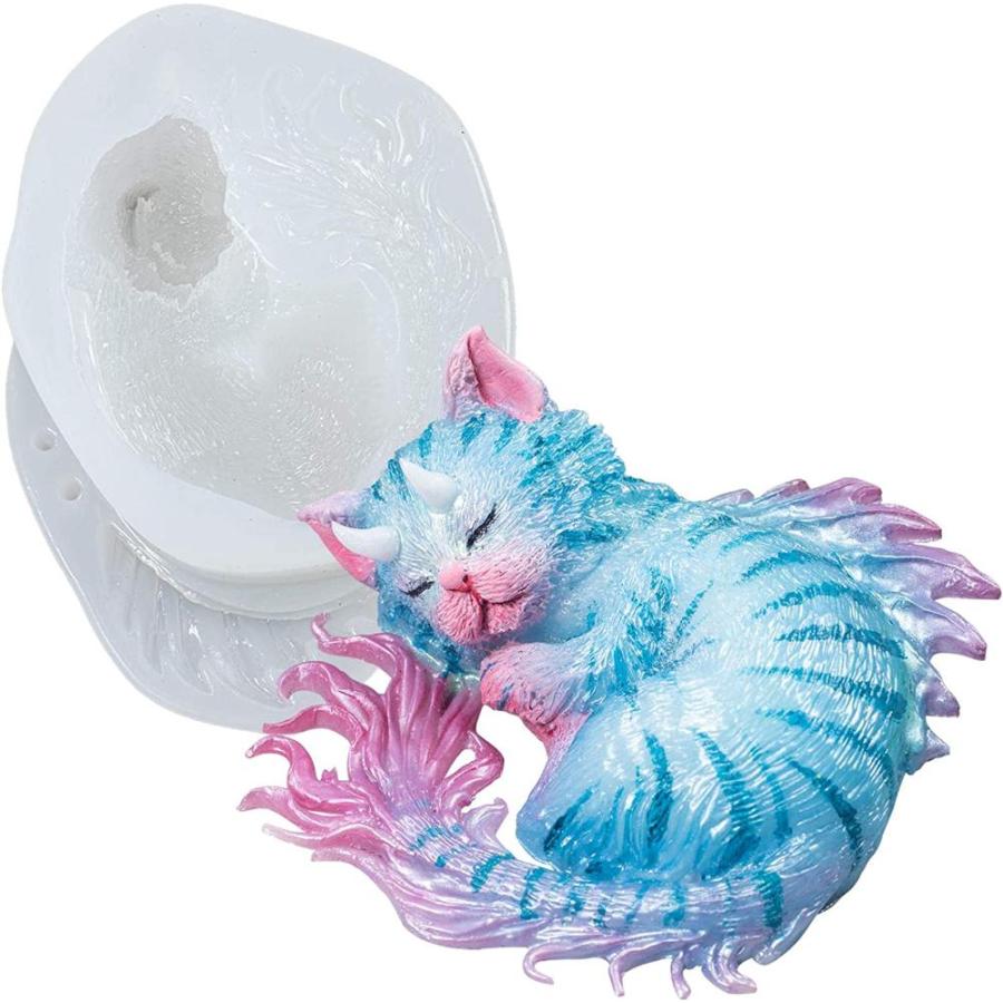 Funshowcase 悪魔猫 動物 シリコンモールド 角付き ネコ 8cm 立体 大 レジン アロマストーン 手作り 石膏 石鹸 キャンドル エポキ Gys Lft Shop ヤフー店 通販 Yahoo ショッピング