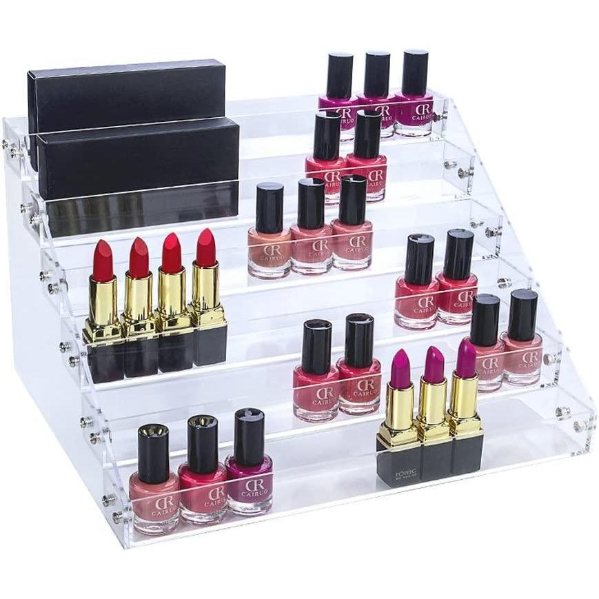 日本製 Gospire アクリル マニキュアスタンド ネイルスタンド ネイルカラー収納 マニキュア収納ケース 口紅収納 ジェルネイル 収納 小物入れ 60本 新品本物 Turningheadskennel Com