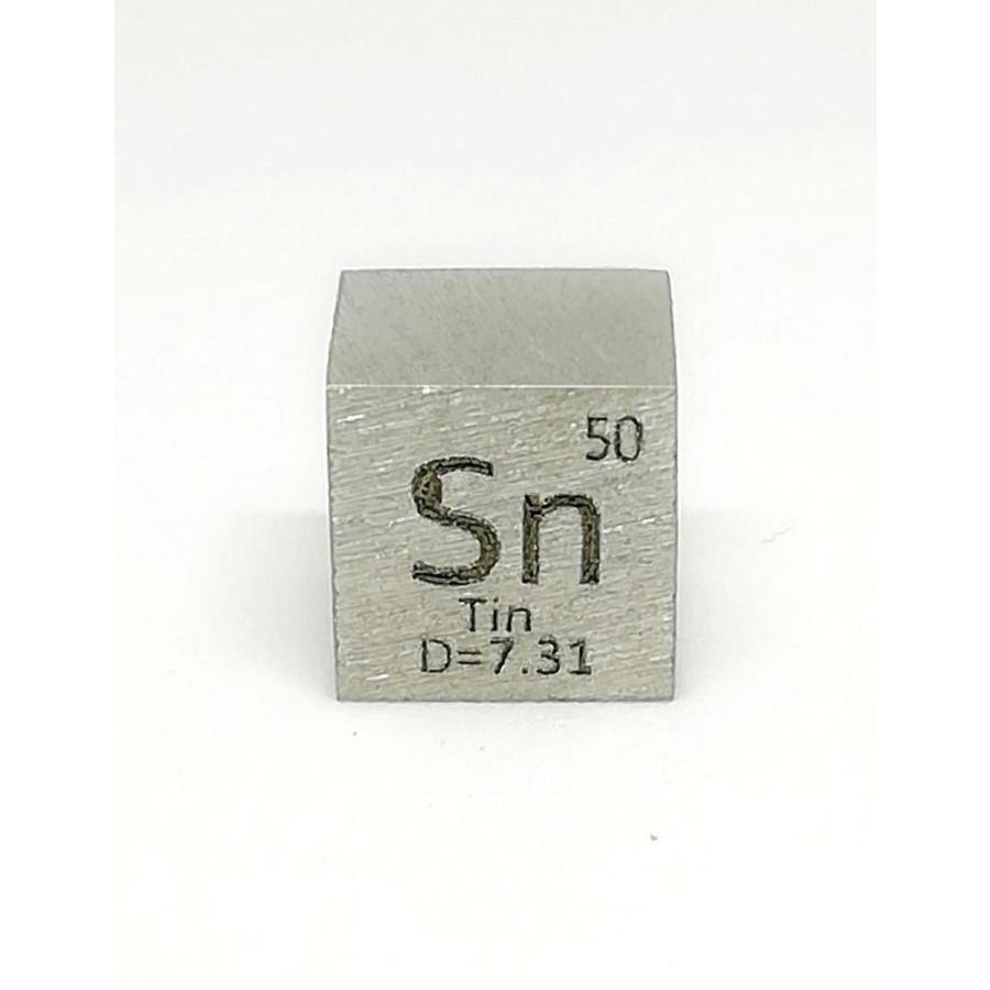 元素標本 店 錫 Sn 10mmキューブ 通常面 刻印A 人気定番
