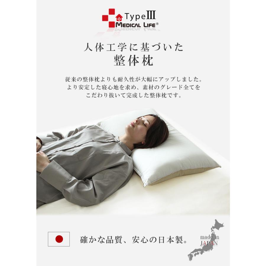 SALE 3980円→3780円 枕 まくら 日本製 type-3 メディカルライフ