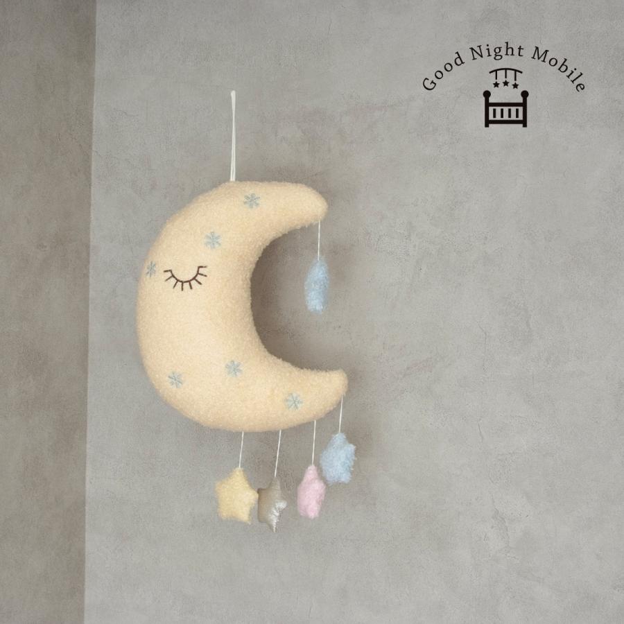 月と雲のベッドメリー・モビール : ライチガール - 通販 - Yahoo