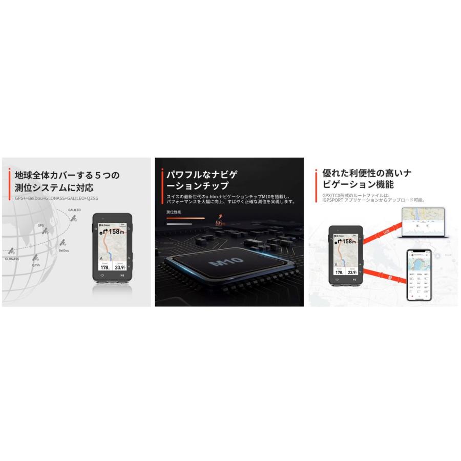 iGPスポーツ サイクルコンピューター iGS630 GPSPORTのフラッグシップ