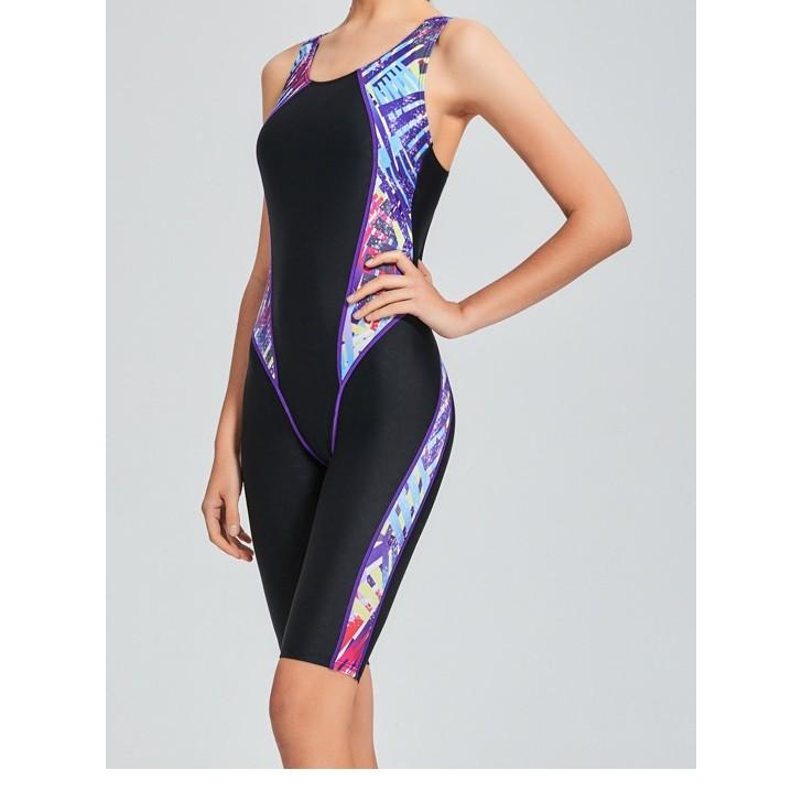 Speedo 競泳水着 紫/黒 スピード(Speedo) FINA承認 競泳水着 フレックスシグマカイミニ