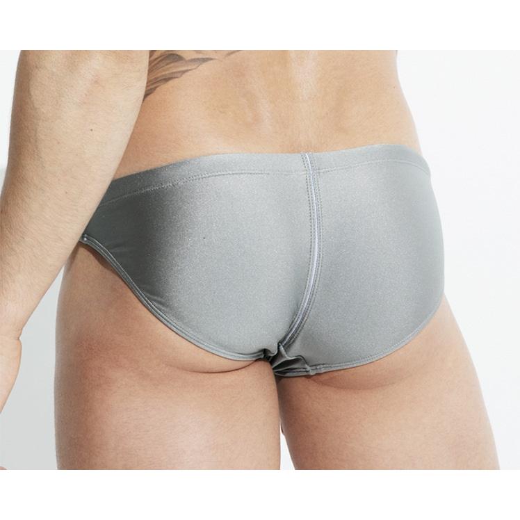 DESMIT】 競泳水着 メンズ 競泳パンツ 灰 グレー ビキニパンツ