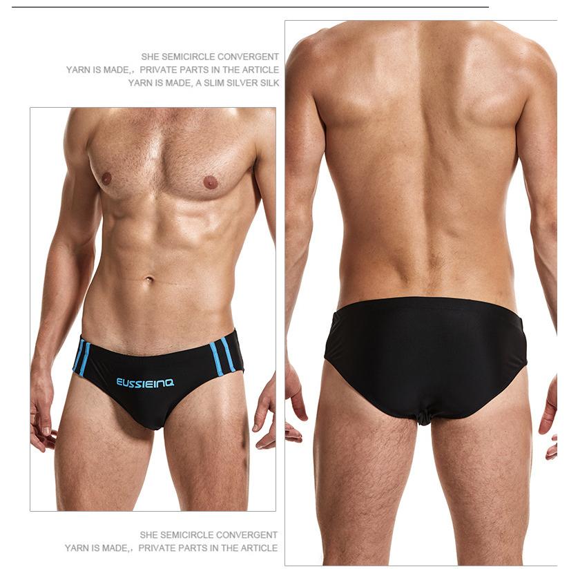 EUSSIEINQ】 競泳水着 メンズ 競泳パンツ 黒 ビキニパンツ 競