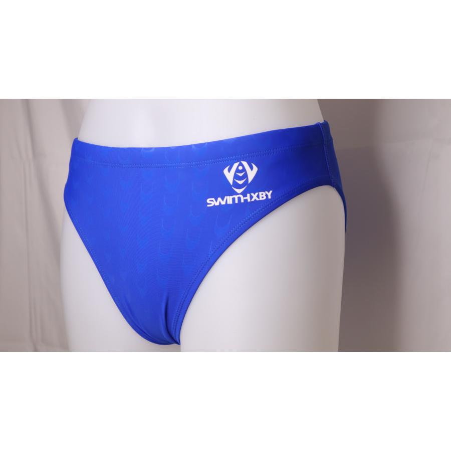 SWIMHXBY】 競泳水着 競泳パンツ メンズ ボーイズ ベーシック 青