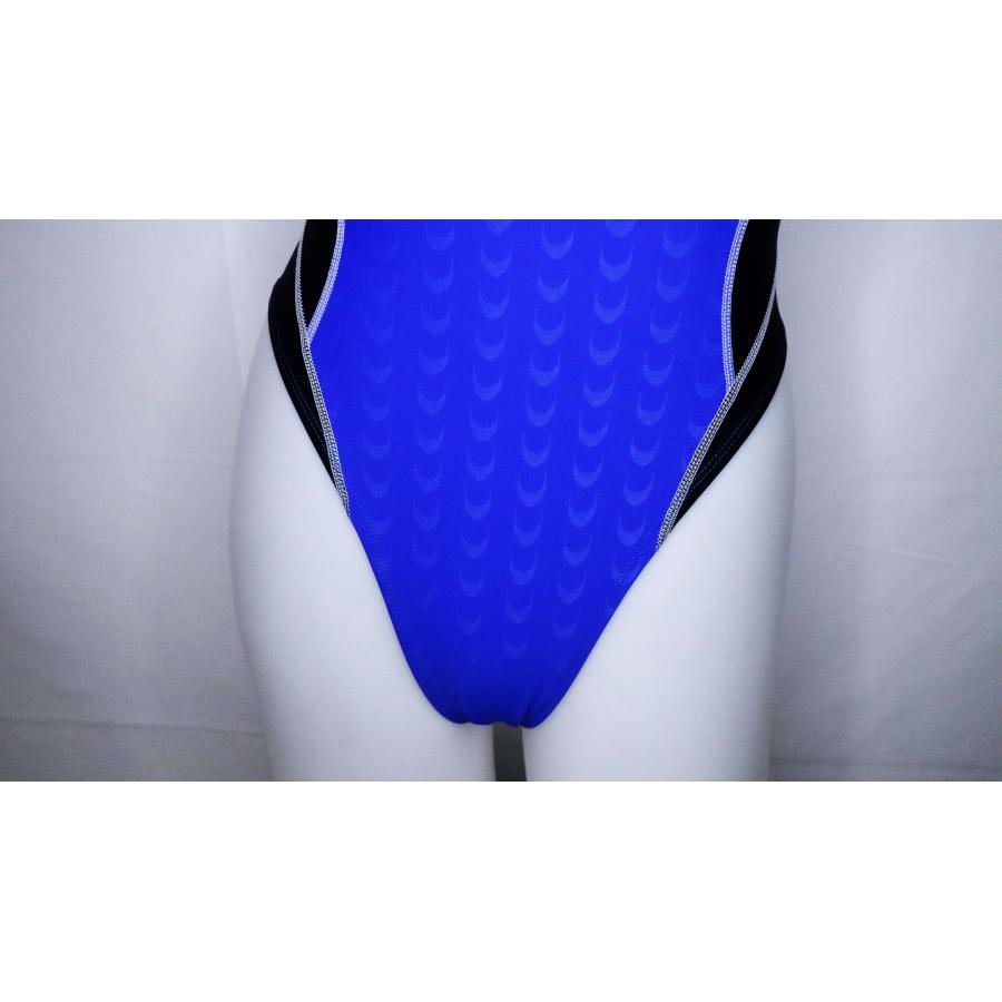 SWIMON] 競泳水着 レディース ガールズ ハイカット 青黒 2色 601
