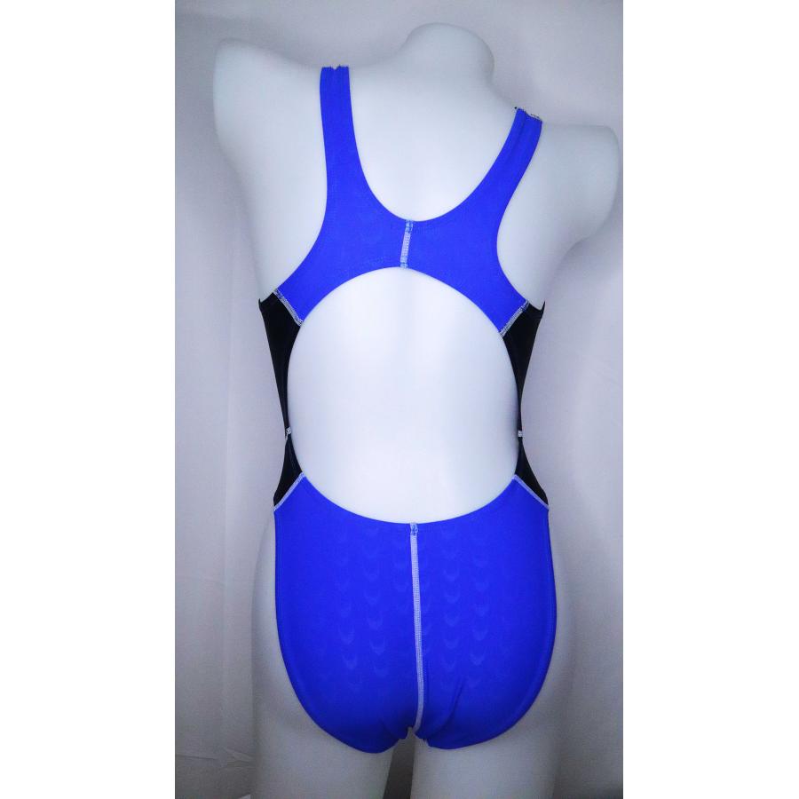 SWIMON] 競泳水着 レディース ガールズ ハイカット 青黒 2色 601