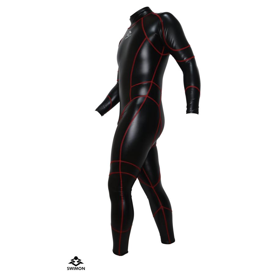 SWIMON] コスチューム水着 フルボディータイプ エナメル調 光沢PU