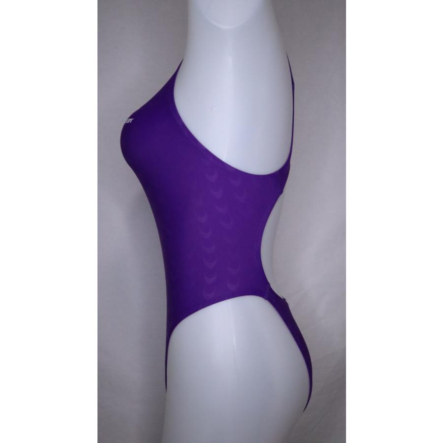 SWIMHXBY] 競泳水着 レディース ガールズ 280 ハイレグモデル 紫