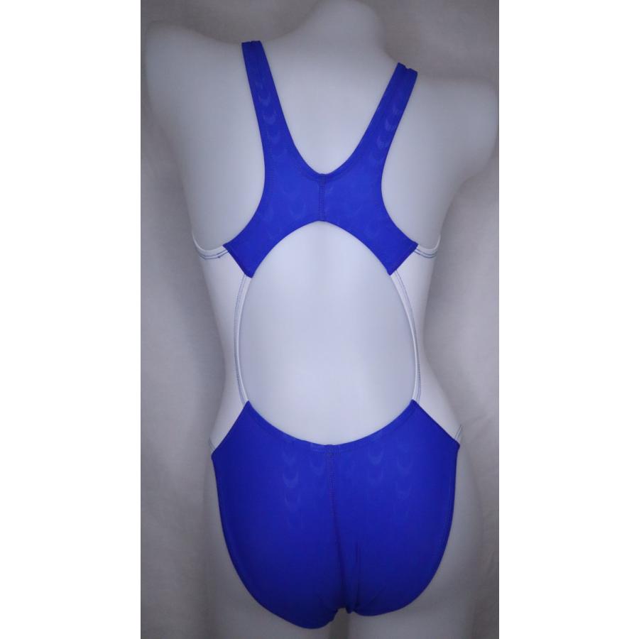 競泳 レディース 水着 SWIMHXBY】 競泳水着 レディース ガールズ 283 ベーシック 青白
