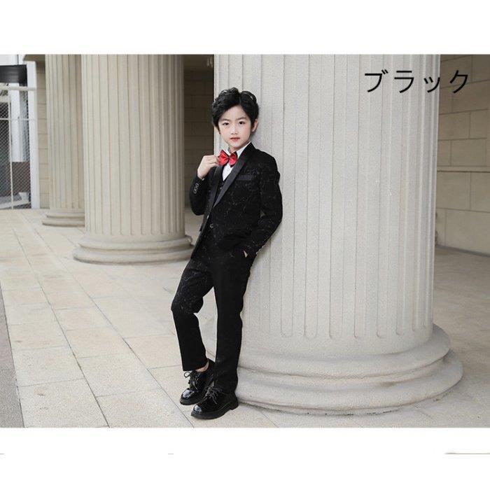 超話題新作 結婚式 ピアノの演奏会 演出 小学校 上下セット ボーイズ キッズ 4点セット フォーマル スーツ 紳士 男の子 セットアップ 発表会 3色 冬 秋 夏 春 受験用 七五三 スーツ ブレザー 色 ブラック Valleycountrymarket Com
