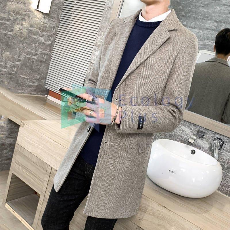 定番人気 仕事 ビジネスコート旅行 トレンチコート 通勤 韓国風 切り替え チェスターコート メンズ 男性用 アウター ラシャコート お兄系 ロングコート セール30 Off Askmentor Com