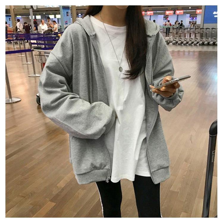 薄手 パーカー 春秋 フード付き ジップアップパーカー