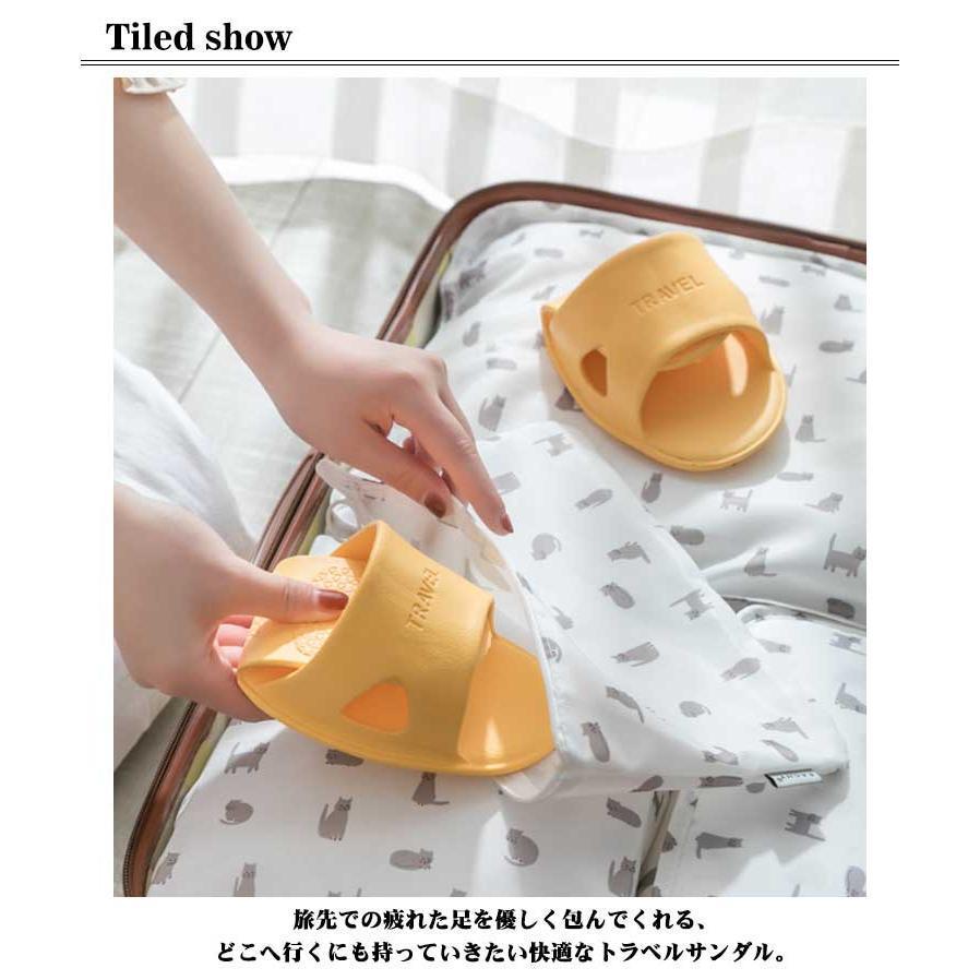 折りたたみ スリッパ レディース メンズ 携帯用 トラベルサンダル 折り畳みサンダル 旅行 便利グッズ 収納 おしゃれ かわいい トラベルグッズ 軽量 | ブランド登録なし | 07