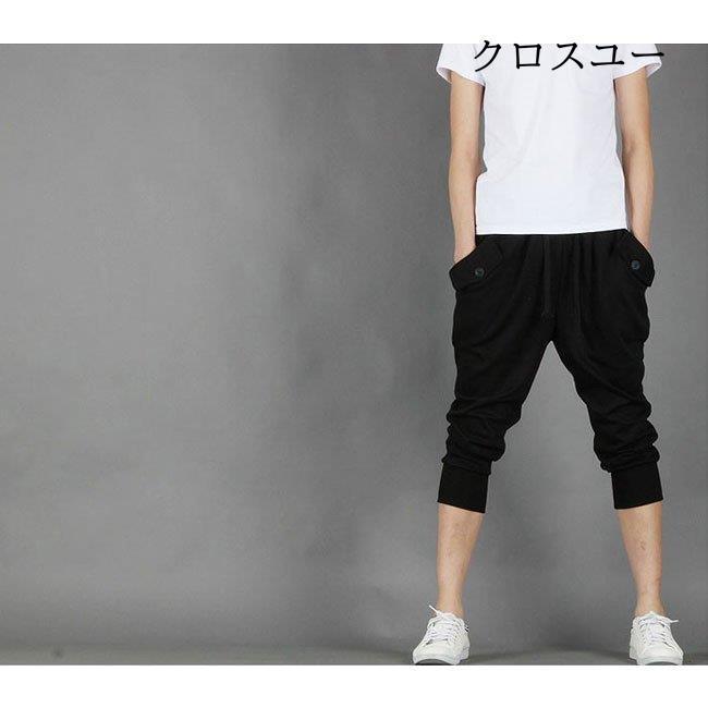 KTZ 名作　完売品　総柄 スウェット サルエルパンツ ハーフパンツ モノトーン KTZ 名作 完売品 総柄 スウェット サルエルパンツ ハーフパンツ