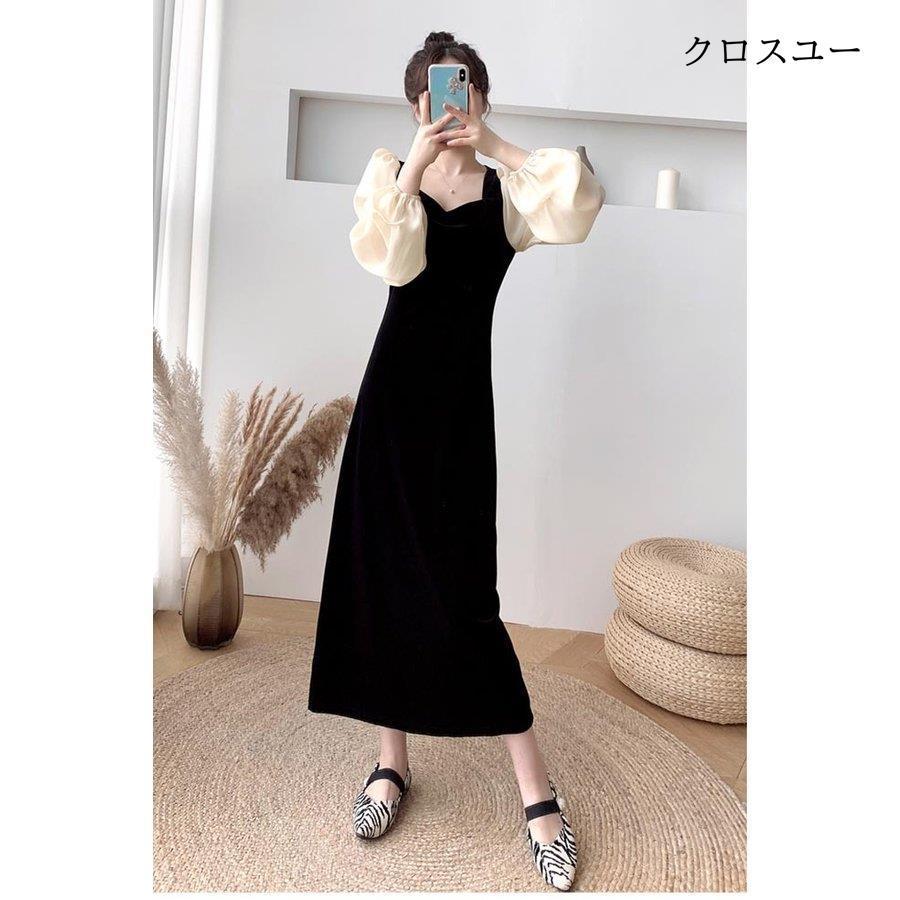 美品✨シビラ　ベロア　バルーン　黒 ノースリーブ ワンピース ジャケット　M 美品✨シビラ ベロア バルーン 黒 ノースリーブ ワンピース