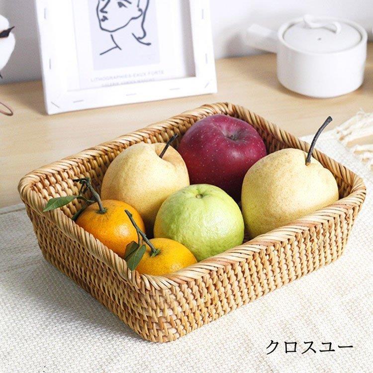 3点 竹細工 果物皿 菓子入れ まるい 小物入 水切り皿 手作工芸品