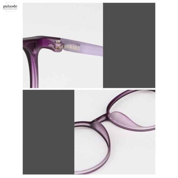 眼鏡 メガネ 度入り エレガント お洒落 花柄 レディース 紫 パープル メガネケース ハード 通販 めがねケース 眼鏡ケース セミハード