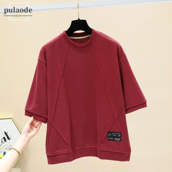 【最終価格】　未使用タグ付き　PRLゆったり可愛い　七分袖パーカーUS：S 七分袖パーカー パーカー 7分袖 レディース トップス プル