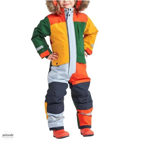スキーウェア つなぎ スノーボードウェア キッズ 超撥水 上下