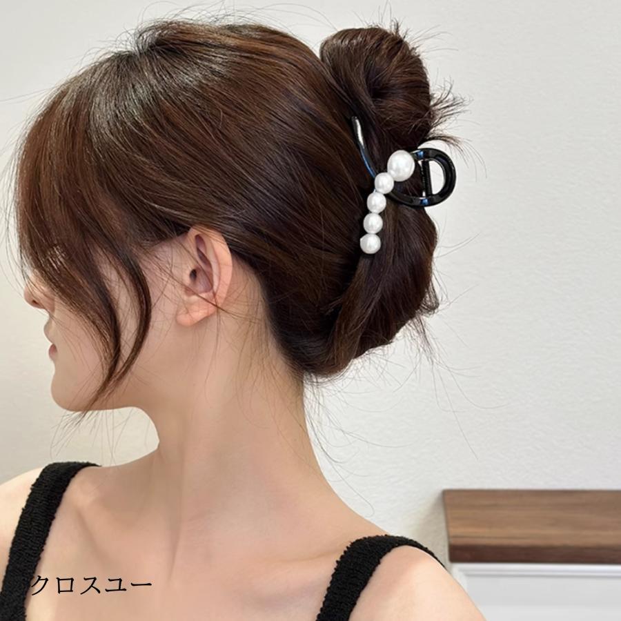 ヘアクリップ バンスクリップ パール付き｜liangfu-105cross｜12