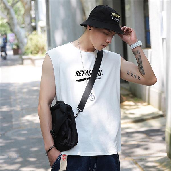 タンクトップ メンズ ランニングシャツ ノースリーブ カジュアルシャツ ダンクトップ お兄系 メンズファッション インナー シンプル カットソー 送料無料 nhxik 良心ストア 通販 Yahoo ショッピング