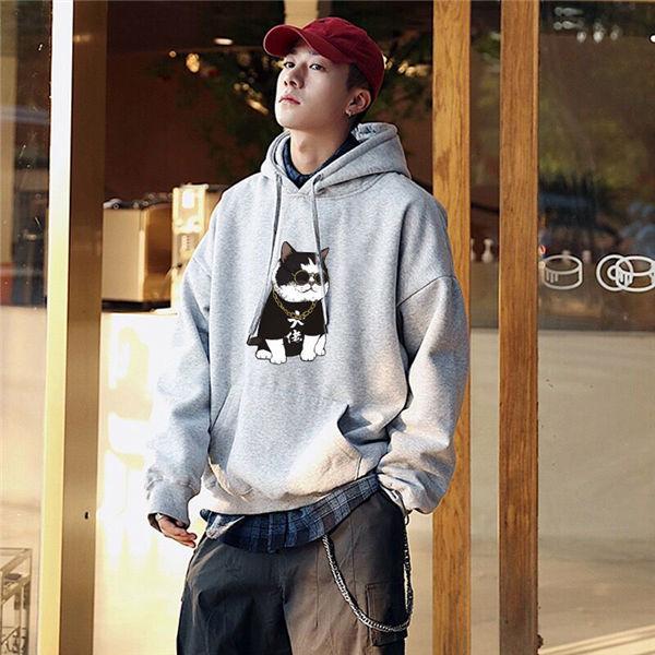 パーカー メンズ プルオーバー ファッション トレーナー トップス プリント カジュアル シンプル おしゃれ ゆったり 春秋服 カジュアル 送料無料 Fmeowei 良心ストア 通販 Yahoo ショッピング