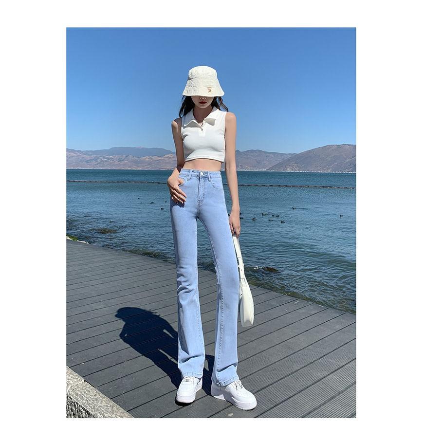 デニムブーツカットパンツ レディース ジーンズ デニムパンツ デニムブーツカットパンツ レディース ジーンズ デニムパンツ