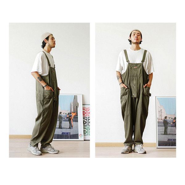 サロペット メンズ オーバーオール 男女ペア カップル 男女兼用