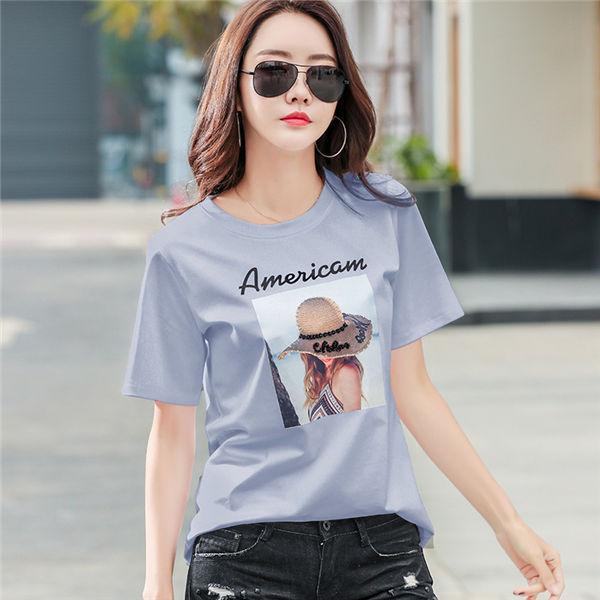 Tシャツ レディース 半袖 Tシャツ プリント 大人 かわいい トップス Tシャツ レディース カットソー 大きめ カジュアル ゆったり 人気 流行 送料無料 Kkxinst0016 良心ストア 通販 Yahoo ショッピング