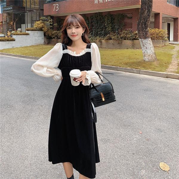 ワンピース レディース 長袖 可愛い オシャレ スカート ワンピース 海外旅行 夏服 長脚 美脚 夏スカート 送料無料 Kugnvku0042 良心ストア 通販 Yahoo ショッピング