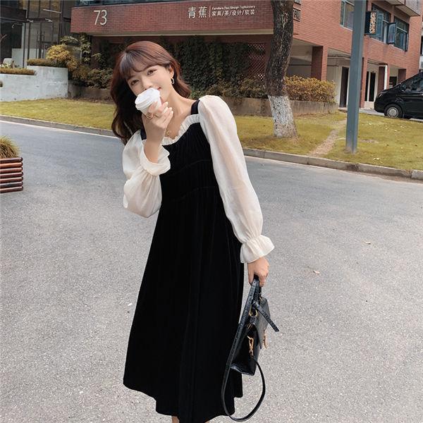 ワンピース レディース 長袖 可愛い オシャレ スカート ワンピース 海外旅行 夏服 長脚 美脚 夏スカート 送料無料 Kugnvku0042 良心ストア 通販 Yahoo ショッピング