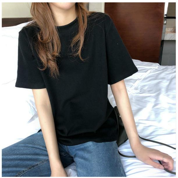 半袖tシャツ レディース Tシャツ 白 無地tシャツ レディース 白 透けない ゆったりtシャツ 半袖 カットソー 春夏 夏服 肌着 リゾート Kxinst 良心ストア 通販 Yahoo ショッピング