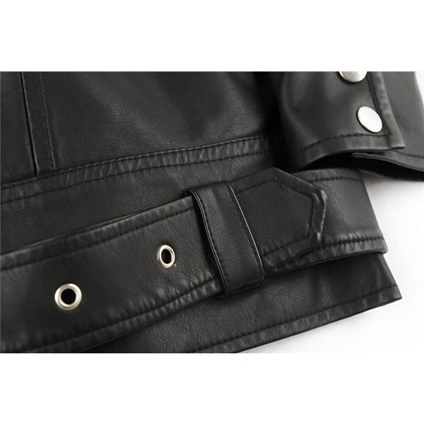 シングルライダースジャケット レディース ライダースジャケット