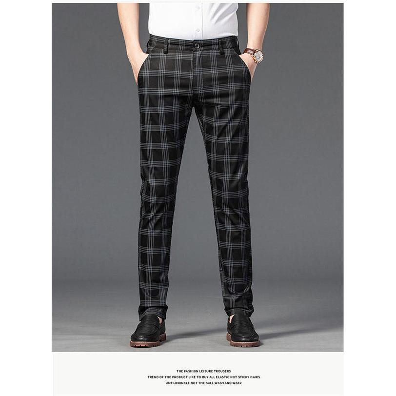 スラックス チノパン メンズ スリムパンツ ストレッチパンツ チェック