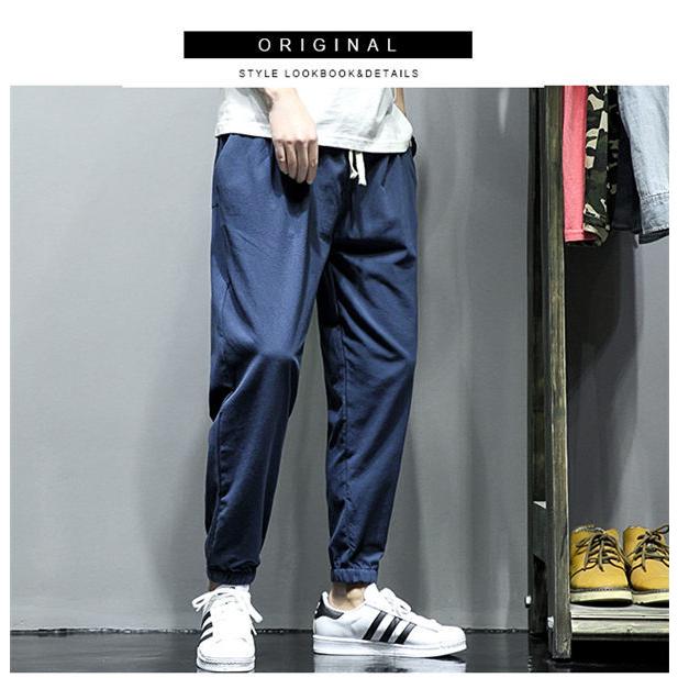 リネンパンツ メンズ テーパードパンツ 綿麻パンツ 綿麻ズボン