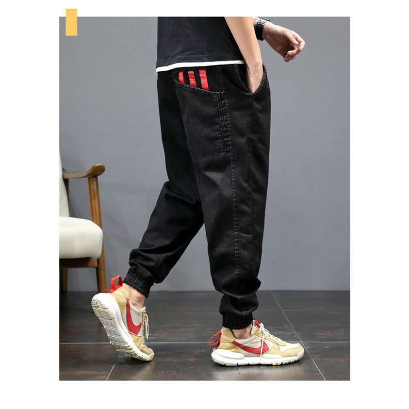 サルエルパンツ メンズ デニムパンツ 裾リブ 冬服 冬ズボン ストレッチパンツ 長ズボン ロング丈 ロングパンツ 太め ゆったり 秋冬 送料無料 Rklsmtr0055 良心ストア 通販 Yahoo ショッピング