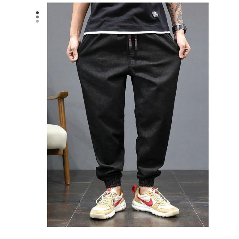 サルエルパンツ メンズ デニムパンツ 裾リブ 冬服 冬ズボン ストレッチパンツ 長ズボン ロング丈 ロングパンツ 太め ゆったり 秋冬 送料無料 Rklsmtr0055 良心ストア 通販 Yahoo ショッピング