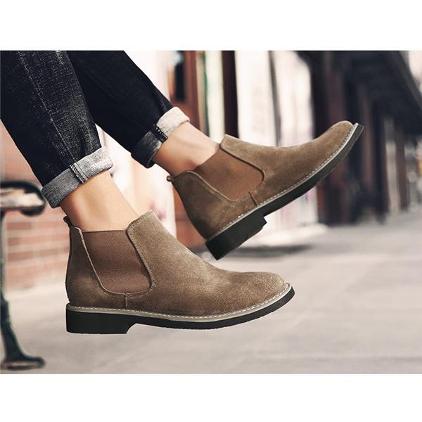 サイドゴアブーツ ショートブーツ メンズ チャッカブーツ 靴 シューズ スエード ジップ おしゃれ 20代 30代 40代 50代 大きいサイズ 秋冬 サイドゴアブーツ ショートブーツ メンズ チャッカブーツ 靴 シューズ